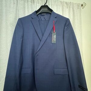 Tommy Hilfiger Navy Suit Big & Tall